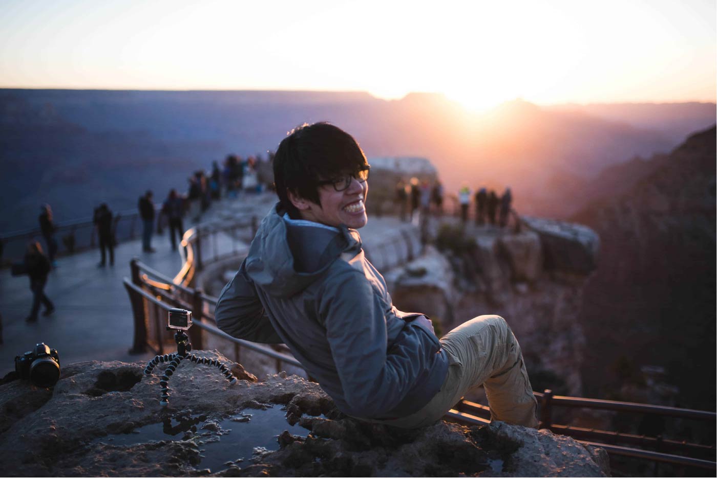 Various Lighting Visuals during the Sunrise at Mather's Point in Grand Canyon, Arizona_03