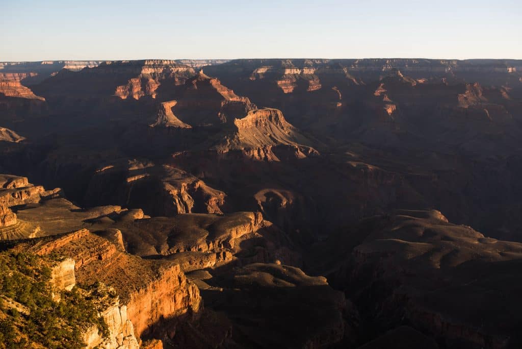 Various Lighting Visuals during the Sunrise at Mather's Point in Grand Canyon, Arizona_07