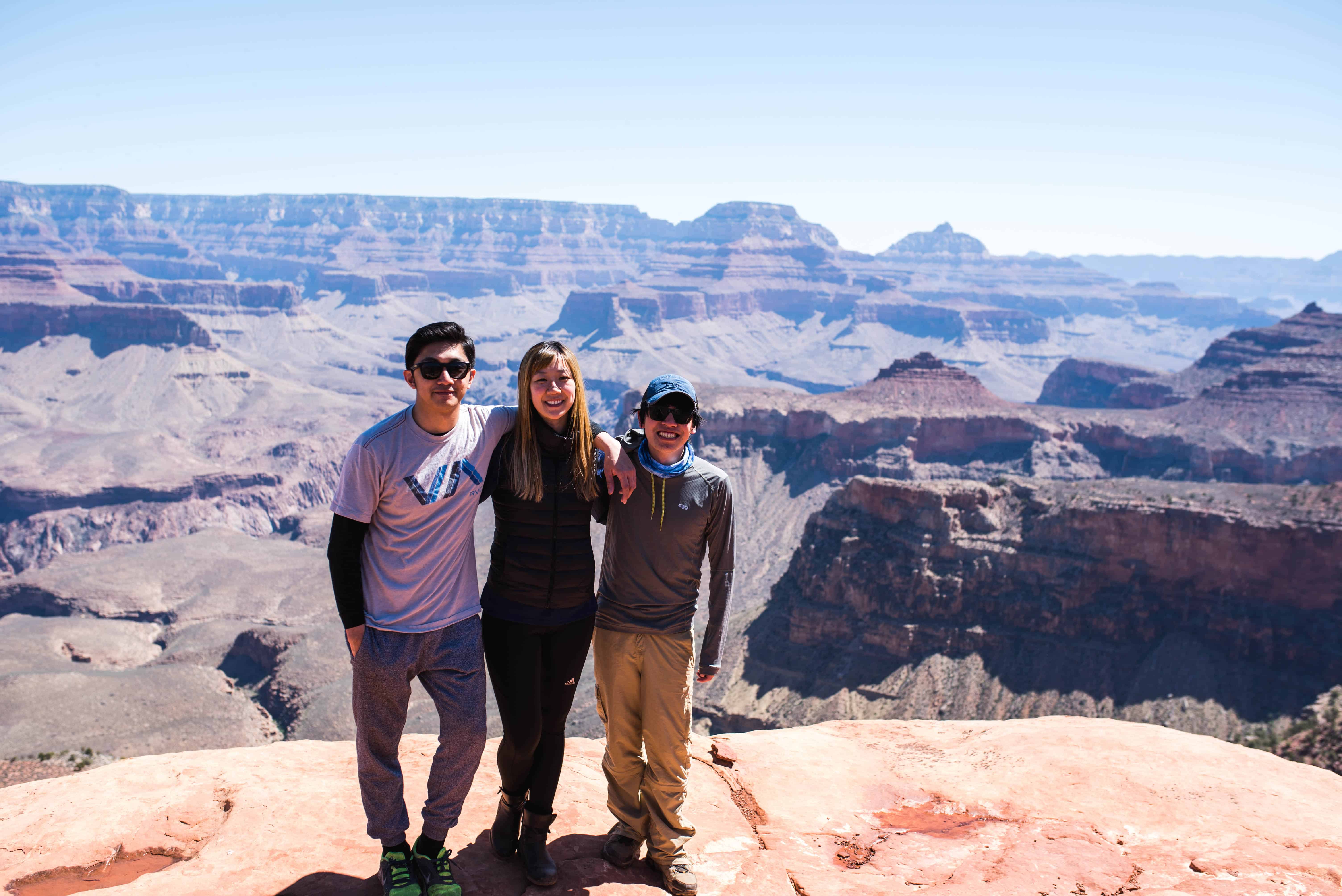 Group photo at the Grand Canyon