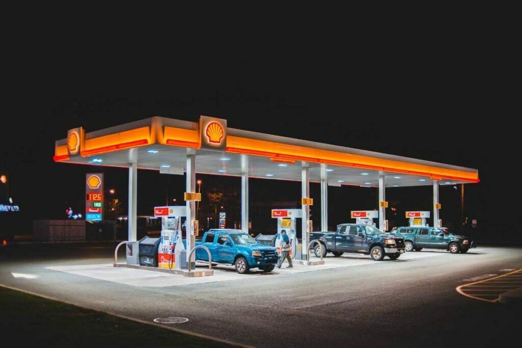 Shell Gas Station at Night - Credit: Erik Mclean from Unsplash