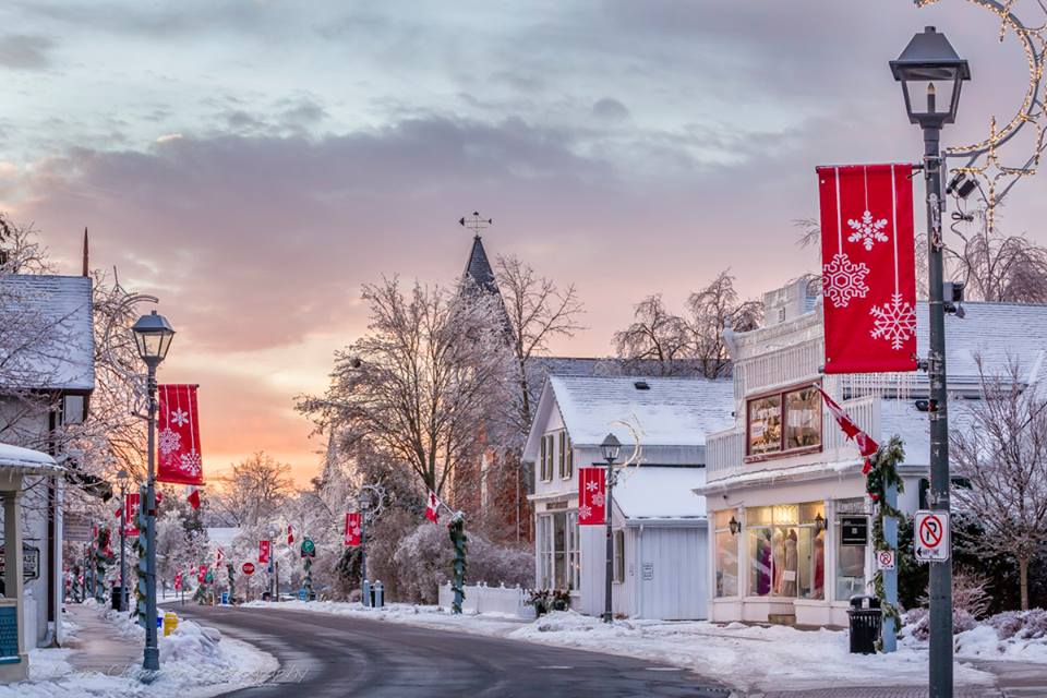 Unionville Main Street in the Winter - Credit: Lorne Chapman