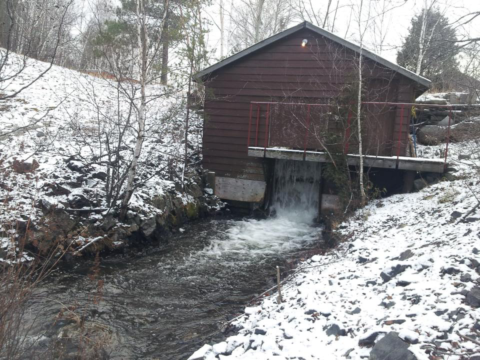 Pine Falls Lodge generates all its energy from the waterwheel generator and via solar panels