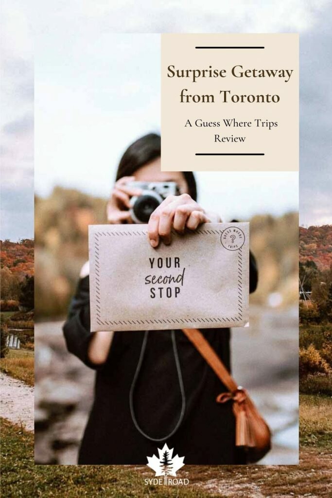 Surprise Getaway from Toronto - Guess Where Trips | Ontario Review Guess Where Trips Ontario Review . Guess Where is a service that provides curated day trip itineraries around Canada. The kicker? You don't find out where you're going until you get there. In today's post we will take you through one of their Toronto Day Trip itineraries.